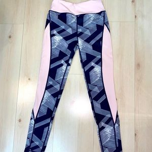 Zella Girls pink leggings size 10/12 full-length